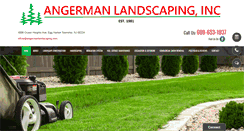 Desktop Screenshot of angermanlandscaping.com